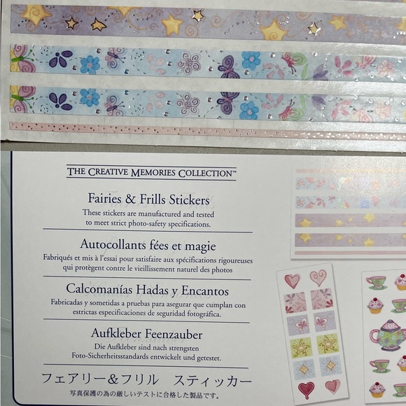Creative Memories, fairies and frilles  sticker pack - Picture 2 of 6